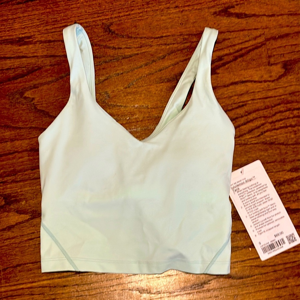 NWT! Lululemon Align Tank Mint Moment size 0